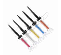 Mimdixy Tee da Golf, 5 Pezzi T-Shirt da Golf per Driver da Allenamento in plastica Magnetica Flessibile, Accessorio per Strumento di Pratica per Allenamento con Supporto per Pallina da (Hassam)