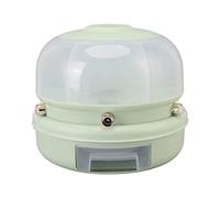 MIMEITOPA Dispenser per cereali, materiale PP alimentare multifunzione, rotazione del secchio per il riso, grande capacità per la conservazione degli alimenti domestici (Monostrato verde chiaro)