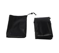 MIMEITOPA IBC Tote Cover per serbatoio da 1000 litri, tessuto Oxford resistente all'acqua, isolamento termico, protezione dalla luce solare, resistente alla polvere e alla (Nera)