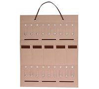 MIMEITOPA Organizer per occhiali da sole con grande capacità, per più coppie, resistente materiale in feltro, design salvaspazio, pieghevole per una facile conservazione