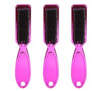 MIMEITOPA Spazzola per lo styling della barba, Setole in nylon premium, Manico ergonomico curvo, Design durevole e duraturo, Per tutti i tipi di barba