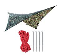 MIMEITOPA Tendalino parasole impermeabile, tettoia da esterno portatile con protezione UPF 50+, cinghia rinforzata per campeggio, spiaggia, pesca, per MIMEITOPA (camuffamento militare)