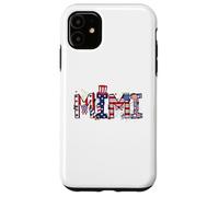 Mimi 4 luglio bandiera americana nonna orgoglio fuochi d'artificio USA Custodia per iPhone 11