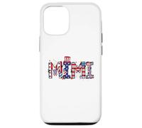 Mimi 4 luglio bandiera americana nonna orgoglio fuochi d'artificio USA Custodia per iPhone 12/12 Pro