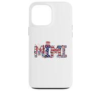 Mimi 4 luglio bandiera americana nonna orgoglio fuochi d'artificio USA Custodia per iPhone 13 Pro Max
