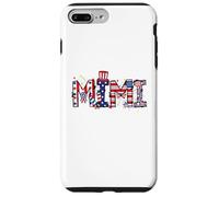 Mimi 4 luglio bandiera americana nonna orgoglio fuochi d'artificio USA Custodia per iPhone 7 Plus/8 Plus