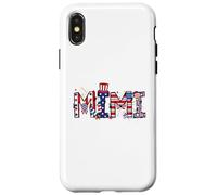 Mimi 4 luglio bandiera americana nonna orgoglio fuochi d'artificio USA Custodia per iPhone X/XS