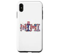 Mimi 4 luglio bandiera americana nonna orgoglio fuochi d'artificio USA Custodia per iPhone XS Max