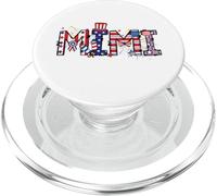 Mimi 4 luglio bandiera americana nonna orgoglio fuochi d'artificio USA PopSockets PopGrip per MagSafe