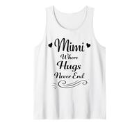 Mimi Dove Gli abbracci Non finiscono mai - Orgoglioso & amorevole Famiglia Nonna Canotta
