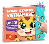 Mimi Learns Vietnamese Libro per bambini vietnamita per imparare il vietnamita, vol. 2, libro bilingue per bambini e regalo vietnamita, libri di canzoni vietnamite e inglese per bambini, neonati e