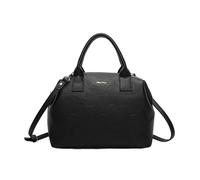 Mimi Mua BORSA A BAULETTO CON MOTIVO AD ONDA NERO