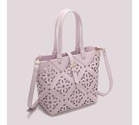 MIMI MUA BORSA A MANO CON MOTIVO TRAFORATO ROSA