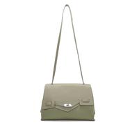 MIMI MUA BORSA A SPALLA CON PATTA E CANVAS VERDE