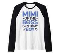 Mimi of The Boss - Vestito da Festa di Compleanno Come Un Capo Mimi Maglia con Maniche Raglan