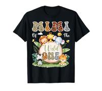 Mimi Of The Wild One 1° compleanno Safari Jungle Maglietta