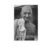 MIMIBC Poster E Stampe 60 * 80cm Senza Cornice Mahatma Gandhi Poster Decorazione Soggiorno Camera da letto Pittura