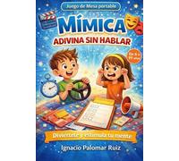 Mímica adivina sin hablar libro de juegos: juego de mesa portable
