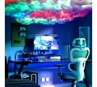 Striscia LED 3D Thundercloud, con sincronizzazione musicale, multicolore, atmosfera creativa fai da te, lampada da soffitto per camera da letto, sala giochi, feste (5 m)