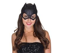 MIMIKRY Catwoman - Maschera nera glitterata per gatti
