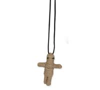 MIMIKRY Collana Voodoo bambola piccola Halloween accessorio costume vendetta rituale magia voodoopriester