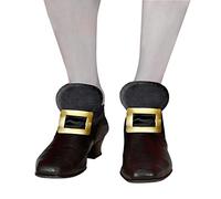 MIMIKRY Fibbie per scarpe in metallo con linguetta in similpelle oro/nero nobile donna vampiro pirata barocco