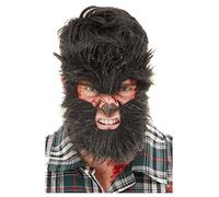 MIMIKRY Lupo mannaro peli del viso maschera pelliccia uomo lupo capelli barba demone mostro