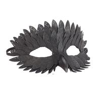 MIMIKRY Maschera corvo nero maschera per uccelli maschera maschera maschera Halloween maschera occhi uccello gufo maschera gufo maschera commedia dell'arte