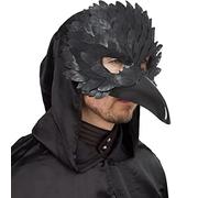 MIMIKRY Maschera Veneziana Becco Maschera Corvo Nero Uccello Venezia Maskenball Commedia dell'arte Halloween