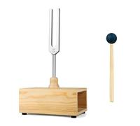 MIMIRACLE Diapason da 528 Hz con scatola di risonanza, in lega di alluminio, altoparlante in legno di pino, ideale per guarigione del suono, aromaterapia SPA, meditazione