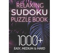 Mimi's Books Relaxing Sudoku Puzzle Book 1000+ Easy, Medium & Hard (Tascabile)