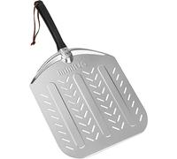 Mimiuo Pala per Pizza in alluminio，Pala Pizza Forata, per Qualsiasi Forno per Pizza All'aperto o Al Coperto, 30,5×34,5 cm