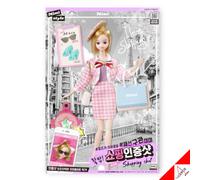 Mimiworld Fashion Ball Jointed Mimi-SHOPPING SHOT Korea Barbie bambola giocat...