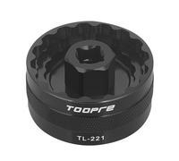 Mimoke attrezzo per movimento centrale di bicicletta 5 in 1 da utilizzare con cricchetto 3/8 | Per 44 mm, BB-R60, BB-9100, DUB16T, FSA-386 (nero)