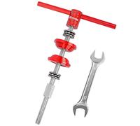 Mimoke Attrezzo Pressione per Bicicletta Serie sterzo, Attrezzi l'installazione per Movimento Centrale per BB73 BB86 BB30 BB91 BB92 PF30 (Rosso)