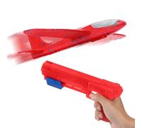 Mimoqk Airplane Toy, Foam Airplanes for Kids, Glider Plane Toy, Flying Catapult Fun, Airplane Gliders Game, LED Light Feature Fun Flying Glider Plane for Birthday Boys Girls Outdoor Sports