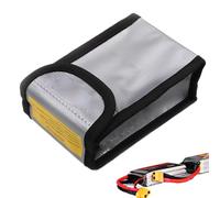 Mimoqk Battery Safety Bag, Storage Guard Protector, Portable Wear-Resistant Charging Box, Secure Transportation Case, Ideal for Lithium-Ion Batteries (1 Pack)