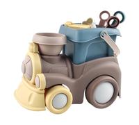 Mimoqk Beach Sand Toys, Digging Scooping Set, Summer Pool Play, Portable Carry Case for Coastal Excavation Kit Organizzato Storage System Vacation Resort Seaside Garden Backyard Park Poolside Zone