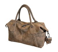 Mimoqk Borsa da donna casual, borsa da viaggio, borsa a tracolla larga, stile vintage, per attività all'aperto, 36 x 15 x 20 cm, multicolore, B, riferimento alla descrizione