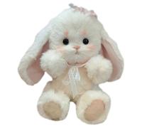 Mimoqk Bunny Sewing Kit, Plush Doll Craft Collection with Moveable Joints, Handmade Rabbit Includes Istruzioni & Felt Materials, Best for Kids and Beginners, 11.81 Inches