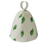 Mimoqk Cappello da sauna, cappello termico in feltro, assorbe l'acqua, isolamento confortevole, design traspirante, taglia unica, per bagno turco, bagno, doccia, uomo e donna