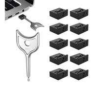 Mimoqk Dati USB, di protezione aderente, pratico per la ricarica, accessorio da viaggio funzionale, accessorio portatile per PC, Smart TV, sale aeroportuali, camere d'albergo, bar, autobus