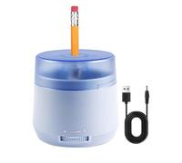Mimoqk Electric Pencil Sharpener, Battery Operated Desk Sharpener, Automatic Pencils Sharpeners with Quiet Motor, Fast Smooth Pencil Sharpening, Office School Supplies, Sharpeners for Men Women