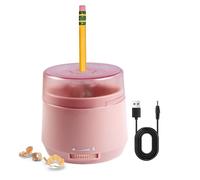 Mimoqk Electric Pencil Sharpener, Battery Operated Desk Sharpener, Automatic Pencils Sharpeners with Quiet Motor, Fast Smooth Pencil Sharpening, Office School Supplies, Sharpeners for Men Women