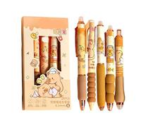 Mimoqk Erasable Gel Pen Retractable Ink Writing Tools, Smooth Correction Marker Pens, Cute Multi Color Stationery Pack, Ideal for Home Office School Classroom Library Business Work Study 15 cm