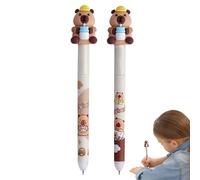 Mimoqk Gel Erasable Pens, Ergonomic Grip Pens, Smooth Writing Erasable Ink, 2 Piece Stationery Set, Reusable Gel Pen For School Office Drawing Scrapbook Notebook Diary For Boys Girls Teen Adults