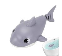Mimoqk Giocattoli da bagno per | Giocattolo per bambini squalo galleggiante per piscina e gioco d'acqua,Giocattolo a carica animali 1-3 anni per bagno doccia idea regalo compleanno Natale
