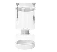 Mimoqk Glass Pickle Jar, Airtight Dilemma Storage Container, Juice Separator Pickling Keeper with Lid, Kitchen Organizer for Olive Jalapenos Peppers Fermented Snack 8.27x4.53x4.53 Inches