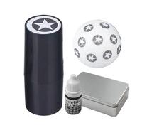 Mimoqk Golf Ball Stamp, Quick-Drying Identification, Ball Stamper Use with Portatile, Toy Supplies for Golfers Enthusiasts Corporate Outings, Golf Accessories, Balls Stamper for Men