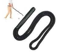 Mimoqk Golf Rope Trainer - Portable Swing Balance Tool for Junior and Women, Postures Corrector with Elastic Resistances Band, Practice Aid for Course, Garage, Backyard, 39,37 x 0,59 x 0,59 pollici